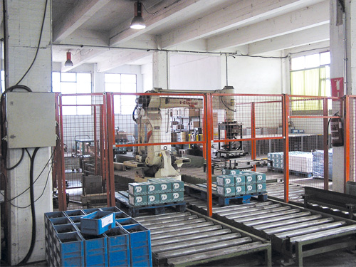 Robot paletizador de cajas